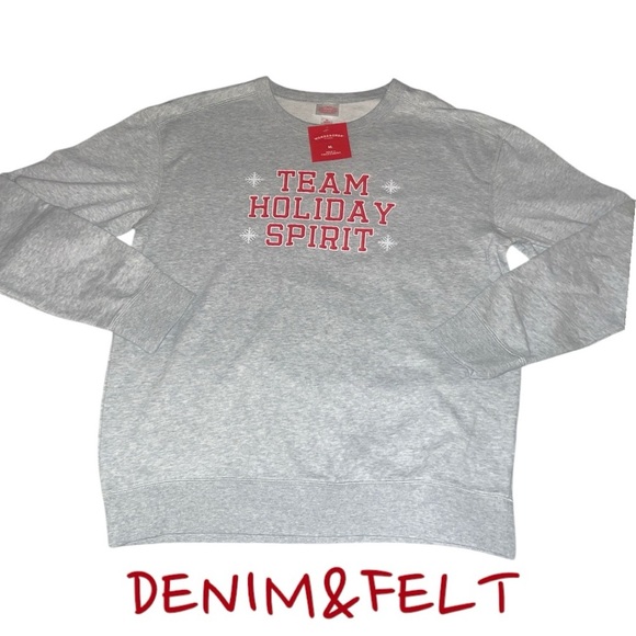 Wondershop Team Holiday Spirit Matching Family Sweatshirt/Pullover Gray |NEW/NWT - Picture 5 of 10